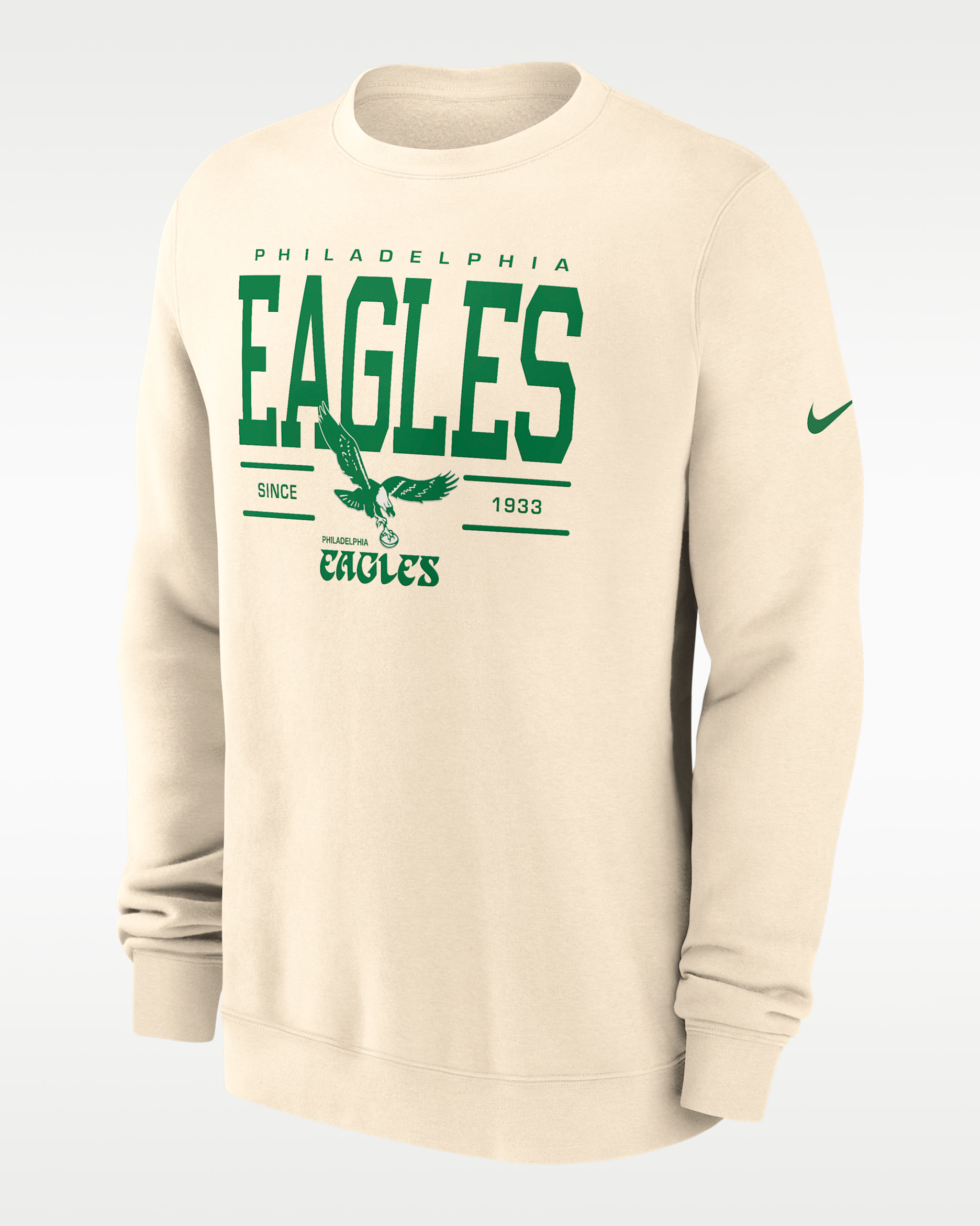Philadelphia Eagles Club Men's Nike NFL Pullover Crew. Nike.com
